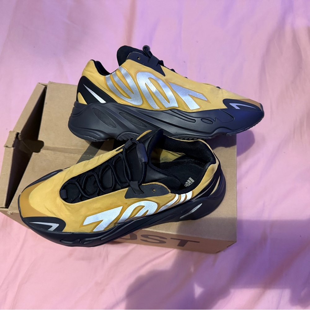 Yeezy Boost 700 V2 Ochre Black Reflective Sneakers